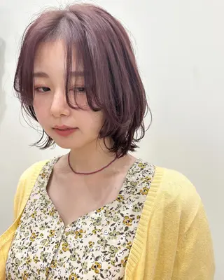 ミディアム 💛🤍U too e’s 鎌倉🧸のヘアスタイル