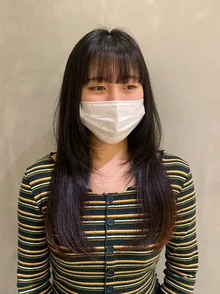 ロング いとう ほのかのヘアスタイル