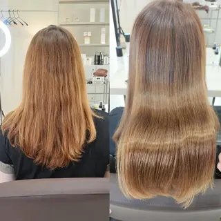 ロング EIGHT plum TOKIOリミテッドのヘアスタイル