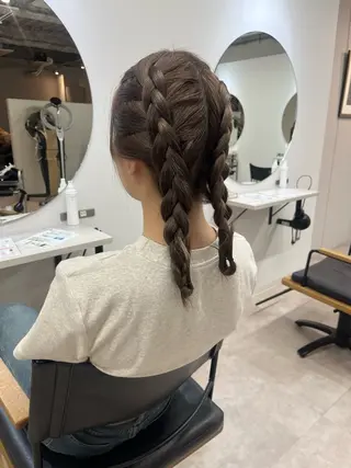 ロング カラー aya/ブリーチ/ ボブ/ショートのヘアスタイル