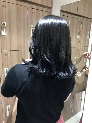 ミディアム カラー ヘアセット/メンズ パーマChihoのヘアスタイル
