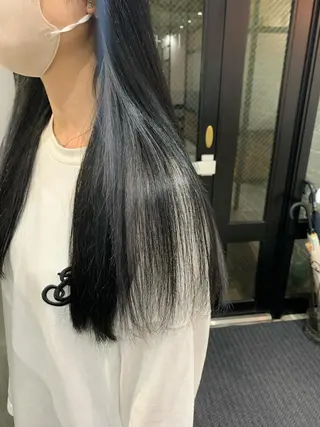 ロング カラー ヘアアレンジ kei🤎ベージュ /透明感カラー/博多のヘアスタイル