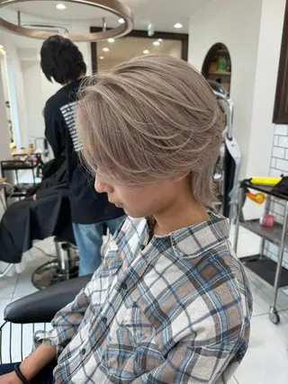 カラー メンズ 菅野 心悠/メンズヘアのヘアスタイル
