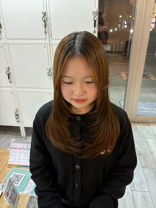 ロング なぎは/似合わせ・ ナチュラルカラーのヘアスタイル