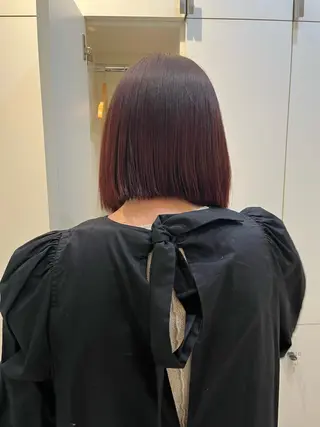 ミディアム カラー ヘアアレンジ stylist ◎RUKI.のヘアスタイル
