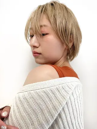ショート カラー BASSA 下井草店のヘアスタイル