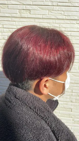ショート カラー パーマ ヘアアレンジ メンズ SHUN メンズパーマのヘアスタイル