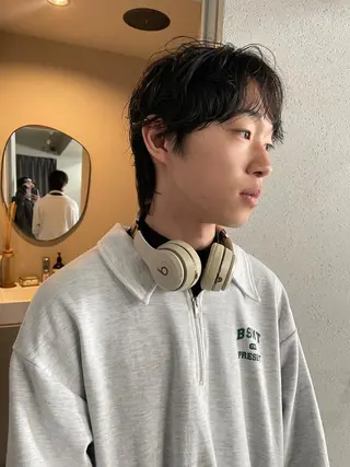 ショート パーマ メンズ 吉田一輝 外国人パーマのヘアスタイル