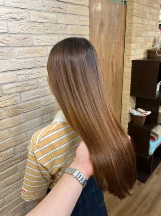 ミディアム 清水 京太のヘアスタイル