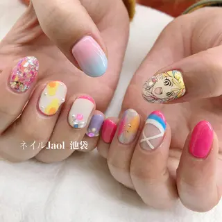 ミディアム ネイルJaol 池袋のネイルデザイン