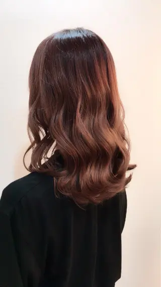 ミディアム カラー 大人可愛い透明感🌟 小顔・韓国髪🌟野中のヘアスタイル