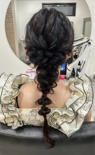 ロング ヘアアレンジ 🧣艶カラー・ヘア セット Chie🧸のヘアスタイル