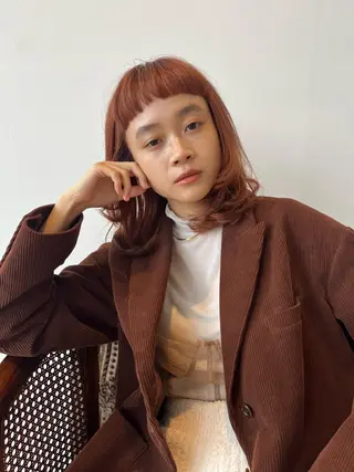 ミディアム カラー 五十嵐ゆり 美髪カラー　武蔵小杉のヘアスタイル