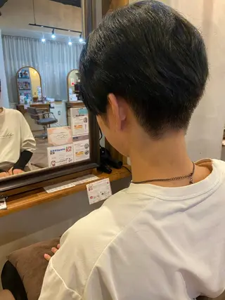 ショート 平塚/顔周りレイヤー /寒色/きゅうとのヘアスタイル