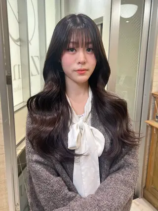 ロング 🎀zina/韓国 🎀amiのヘアスタイル