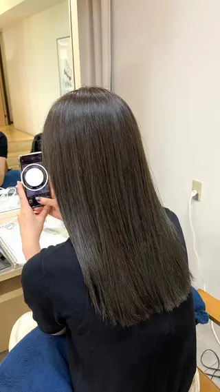 ロング カラー レディースカット 金山/hina🍃のヘアスタイル