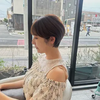 ショート 橋本叶夢/ お洒落hairのヘアスタイル