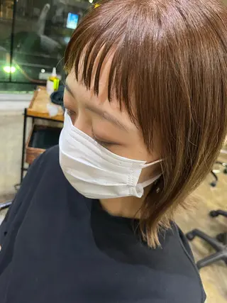 ショート ハイトーンカラー🩵 耳ツボジュエリー👂のその他イメージ