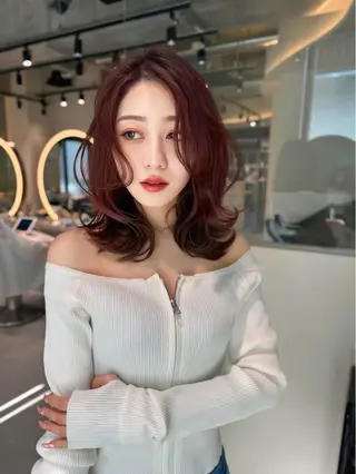 カラー 竹下 柊也のヘアスタイル