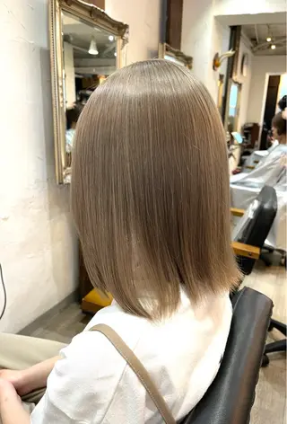 ミディアム 🧸柔らかいベージュ カラー🧸氏家達哉のヘアスタイル