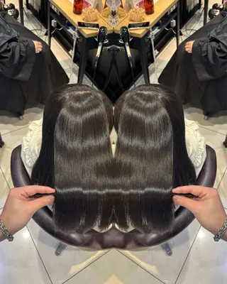 ロング カラー 🩵レイヤー✖︎ 髪質改善🩵リョウヤのヘアスタイル