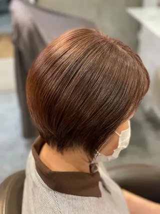 ショート カラー abie hair所属・コスパ◎/ナチュラル カラー/グレイ/佑壮のヘアスタイル