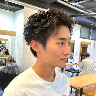 パーマ メンズ 🔥メンズショート 職人🔥大澤龍也のヘアスタイル