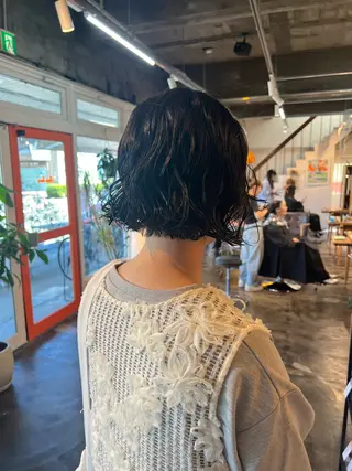 パーマ くまざき　なな /メンズモデル募集のヘアスタイル
