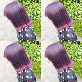 ミディアム カラー ヘアアレンジ メンズ キッズ 💟Chloe原宿店 🩶ハイトーンのヘアスタイル