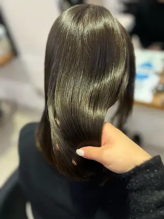 ミディアム 🌙コテ巻き風パーマ 🌙菜月のヘアスタイル