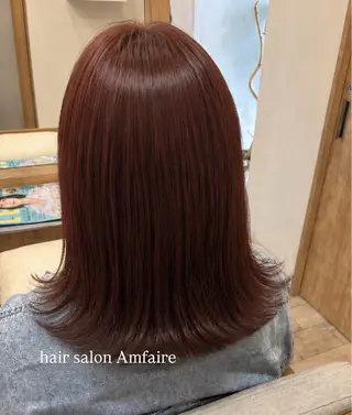セミロング shimizu .のヘアスタイル