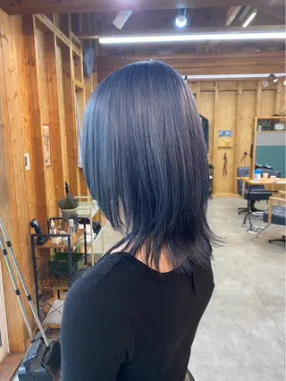 カラー 透けるミルクティー ☕赤味ゼロ★はる吉のヘアスタイル