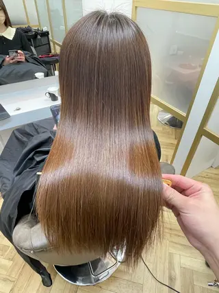 セミロング 髪質改善特化 スギヤマハヤトのヘアスタイル