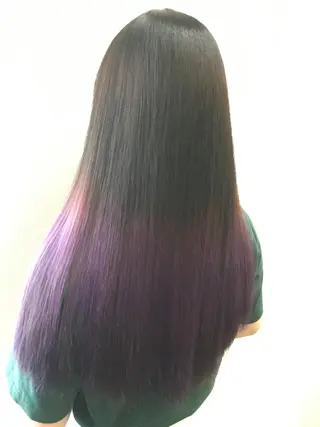 ロング カラー パーマ ヘアアレンジ メンズ キッズ ネイル マツエク・マツパ SHIORI💜口コ ミNo.1艶カラーのヘアスタイル