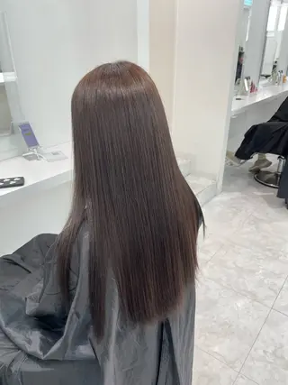 カラー 🤍ブリーチなし ブラウンhimi🤍のヘアスタイル