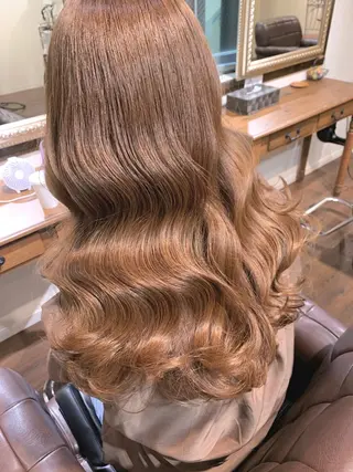 ロング カラー ヘアアレンジ 柔らか垢抜けｶﾗｰと ｶｯﾄ🫧ASUKAのヘアスタイル