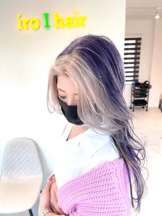 ロング カラー 加藤 佑二のヘアスタイル