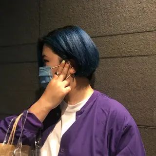 ショート カラー qpula misuzuのヘアスタイル
