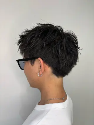 ショート メンズ BLESS【ブレス】men's西葛西店所属・🐺メンズウルフ/ ✂️伊藤飛空のヘアスタイル