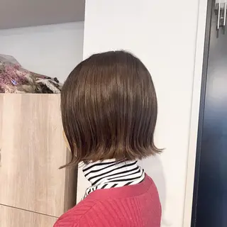 ショート カラー ヘアアレンジ ‎🤍透明感カラー︎ ‎🤍YUURI🤍のヘアスタイル