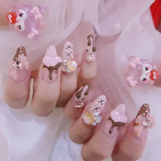 ネイル 梅田🦄中崎町🩵 u n o 0 1のネイルデザイン