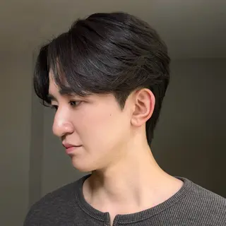 メンズ センターパート特化/ メンズカット/ヒロキのヘアスタイル