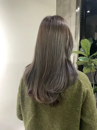 セミロング カラー ケイ/ カットモデル募集中のヘアスタイル