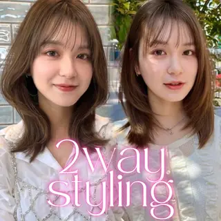 ミディアム 🩵LondBOY 韓国/ボブ/レイヤーのヘアスタイル