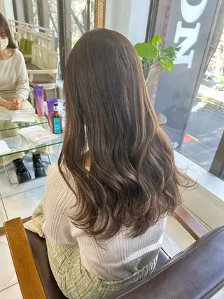 ロング カラー 透明感カラー 古山 結季🌙🖤のヘアスタイル