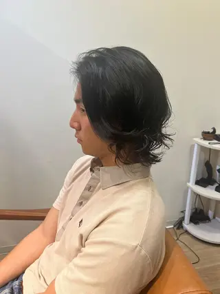 ショート パーマ メンズ miku 三ノ輪のヘアスタイル