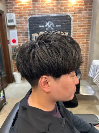 ショート メンズ トミモト アユムのヘアスタイル