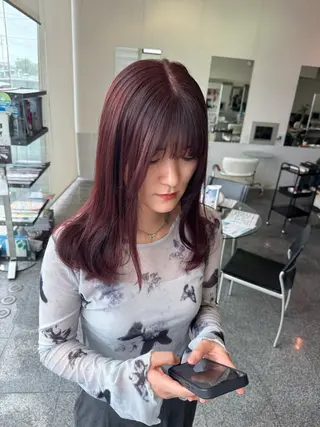 セミロング カラー 🫧ヒシダアキ taboo.i🫧のヘアスタイル