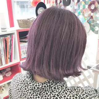 ミディアム カラー 岩谷/ブリーチ 🪽透明感カラーのヘアスタイル