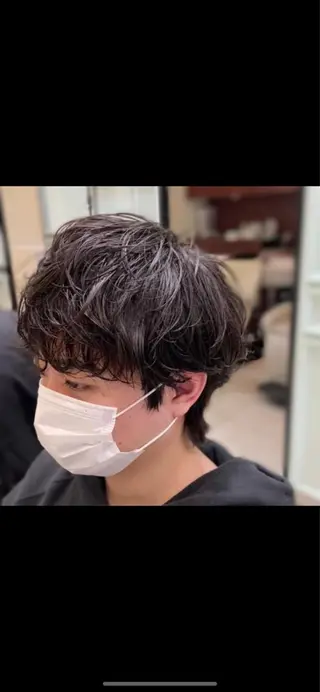 パーマ メンズ メンズ縮毛矯正 ♠️店長下平隼人のヘアスタイル